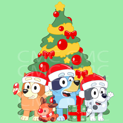 Christmas Puppies PNG